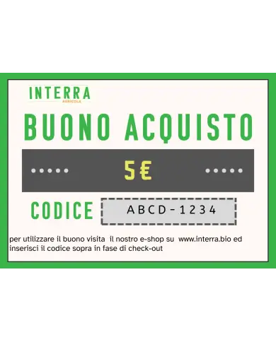 Buono Regalo - Gift Card - 5€